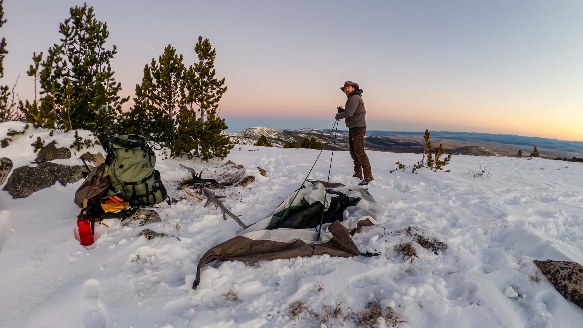 Montana Winter Landscape